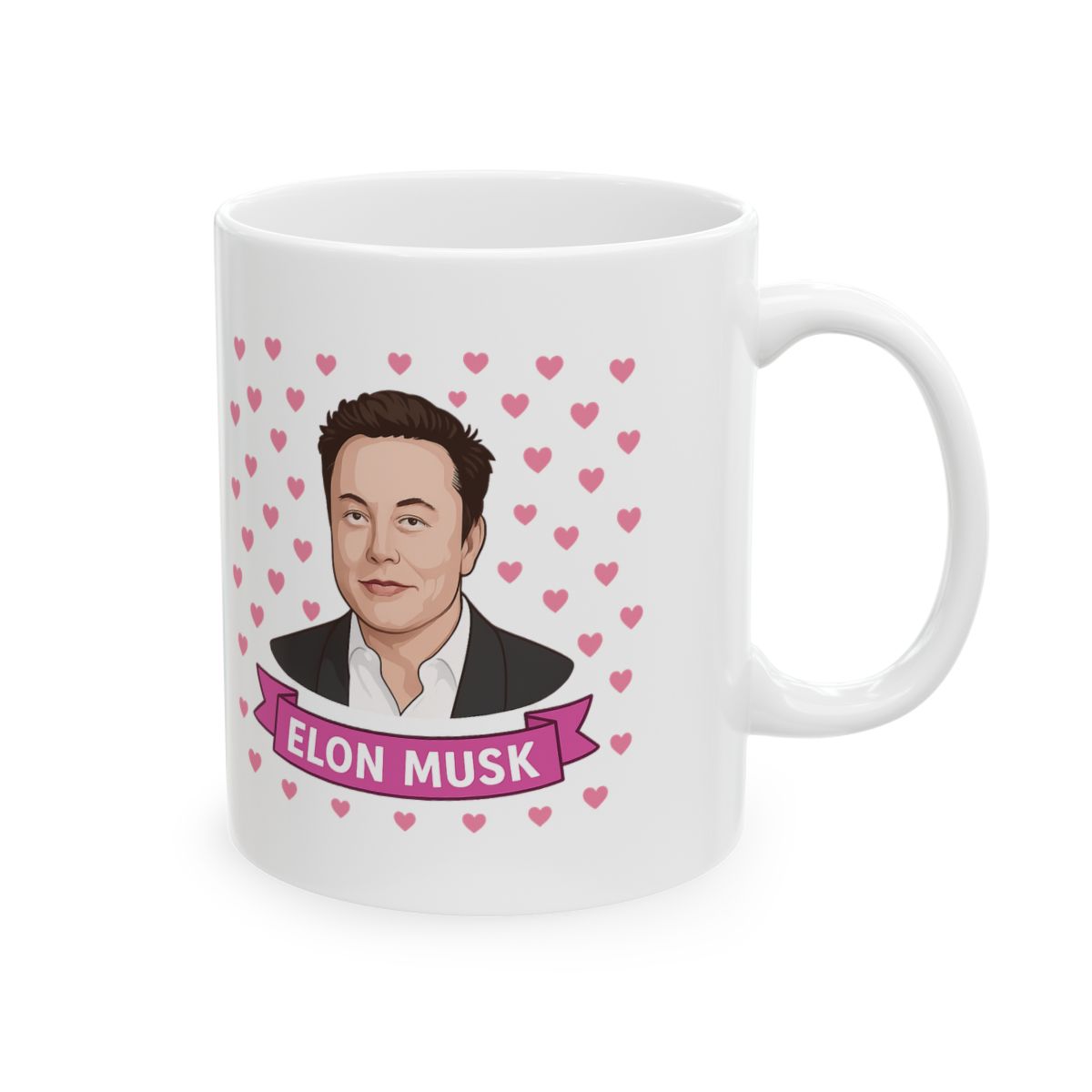 Cute Elon Musk Mug | Funny Tech Visionary Coffee Cup - Elon Musk official Mugs & Drinkware merch