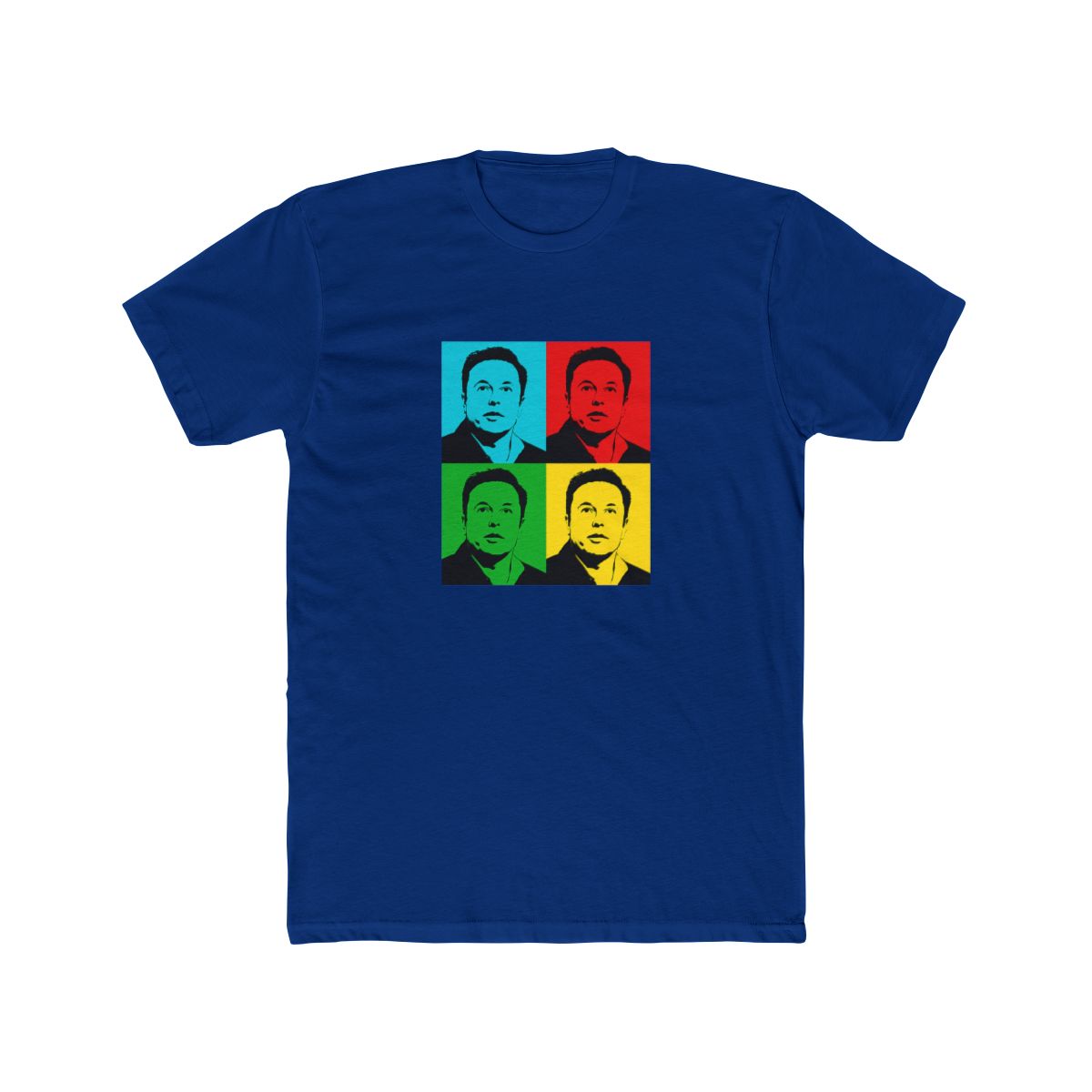 Elon Musk Intense Gaze | Tesla Fan Tee, SpaceX Shirt, Tech Gift - alternate angle 3, merchandise