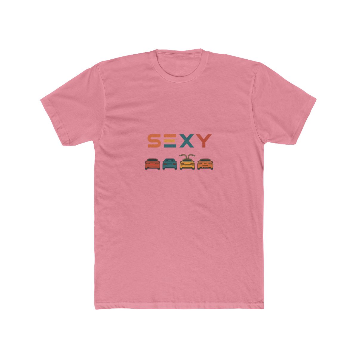 Retro Tesla Car Print | Tesla Fan Tee, Elon Musk Shirt, EV Owner Gift - alternate angle 4, merchandise