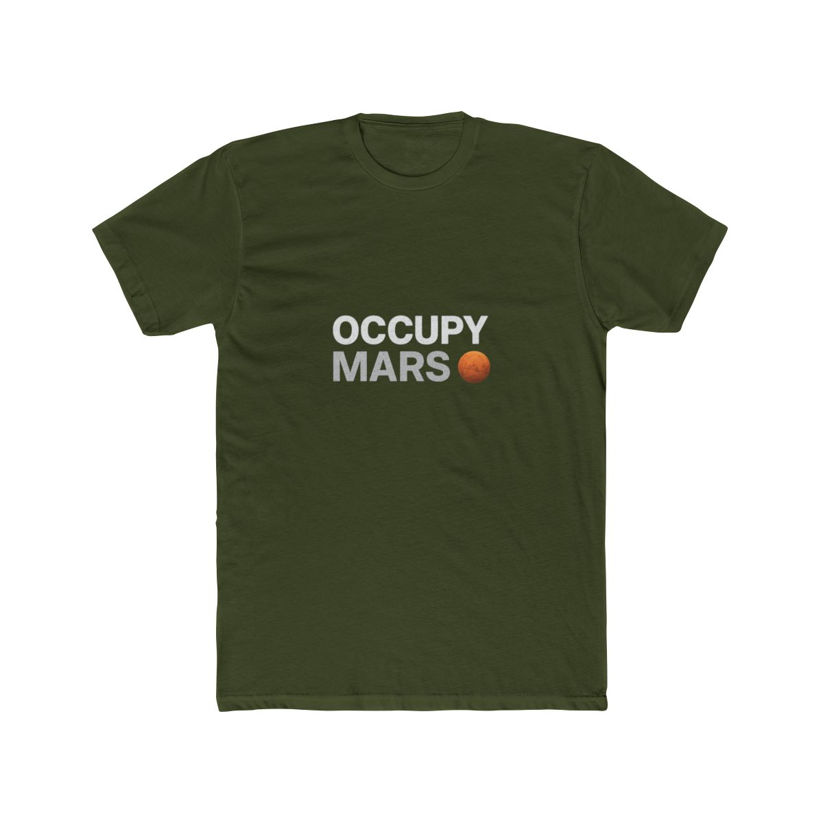 Occupy Mars Cosmic Icon | Space Fan Shirt, Mars Mission Tee, Sci-Fi Gift - alternate angle 4, merchandise