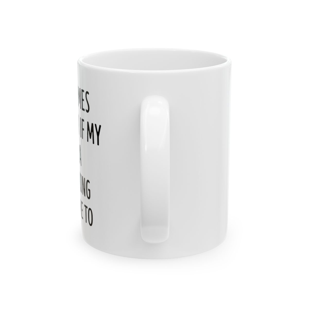 Tesla Thinking About Me | EV Owner Mug, Funny Tesla Cup, Tech Lover Gift - alternate angle 3, merchandise