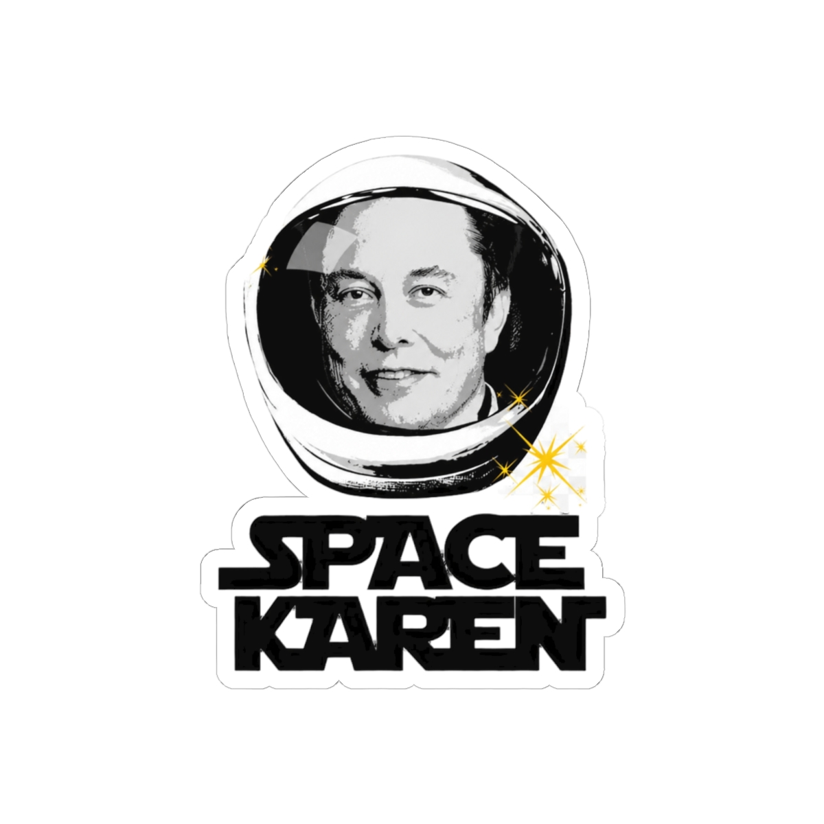 Space Karen Sticker | Funny Sci-Fi Meme Vinyl Decal - Official Stickers merchandise