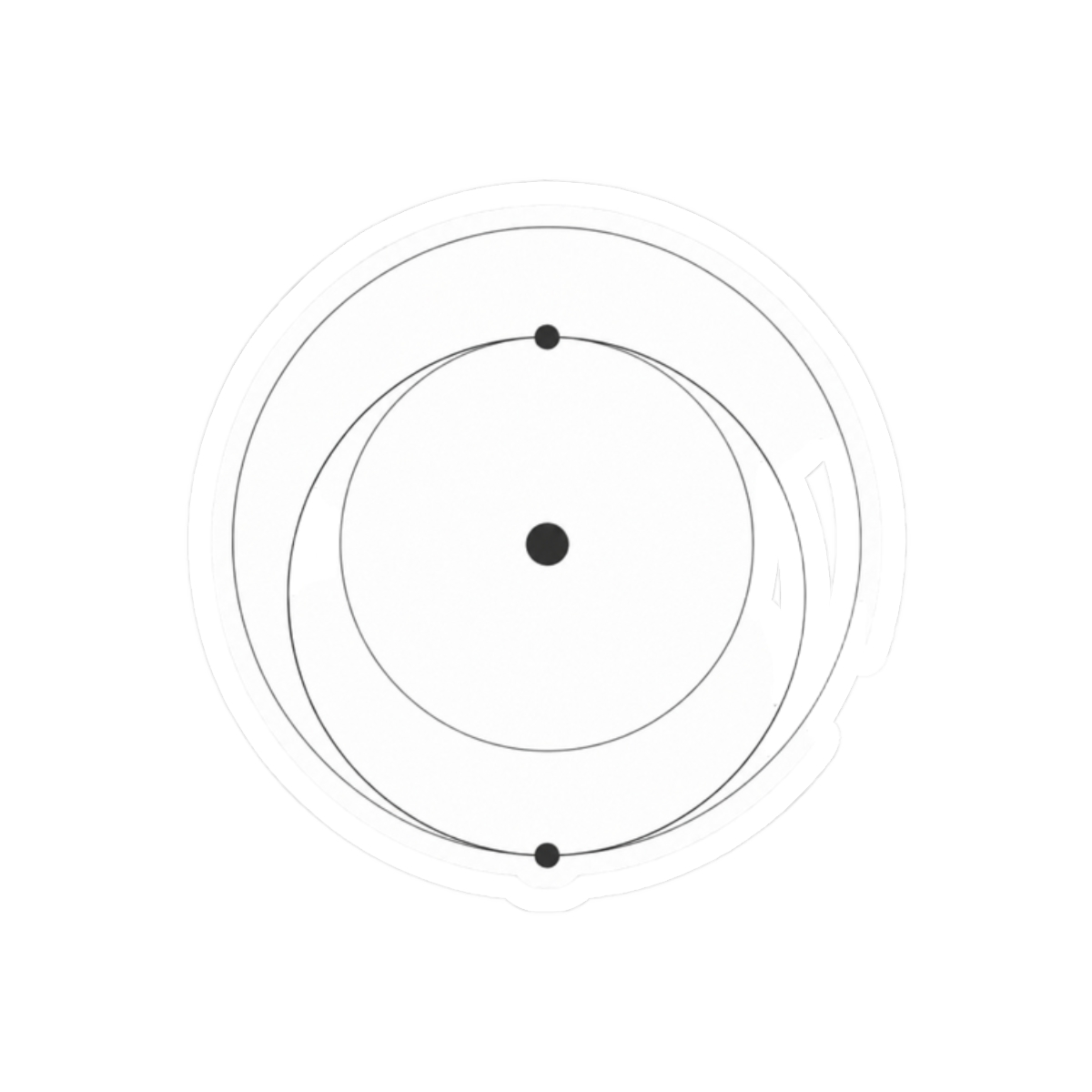 SpaceX Starlink Earth Mars Transfer Sticker | Bold Space Decal - alternate angle 3, merchandise