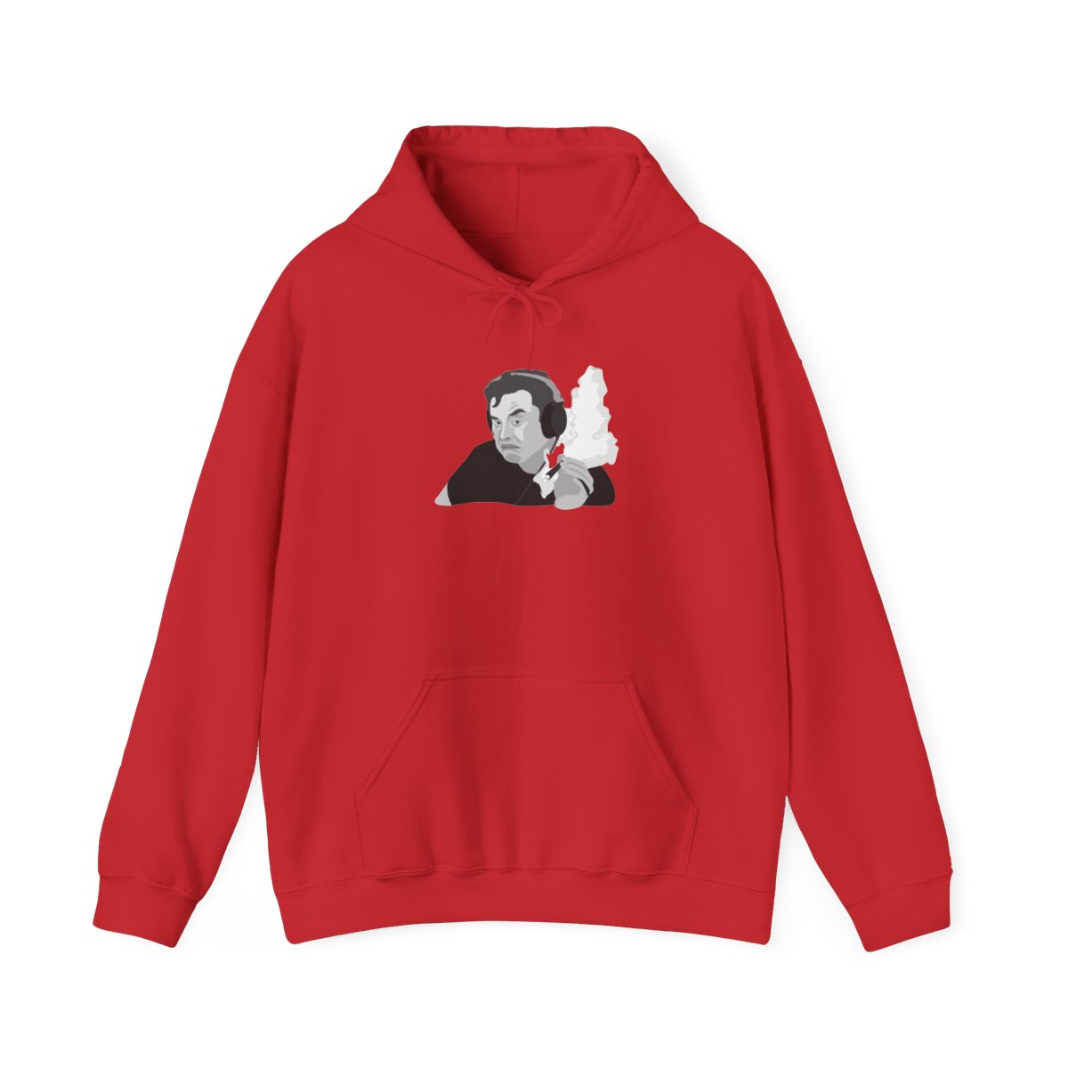 Elon Musk Two-Tone Hoodie | Disruptor Fan Design - alternate angle 4, merchandise