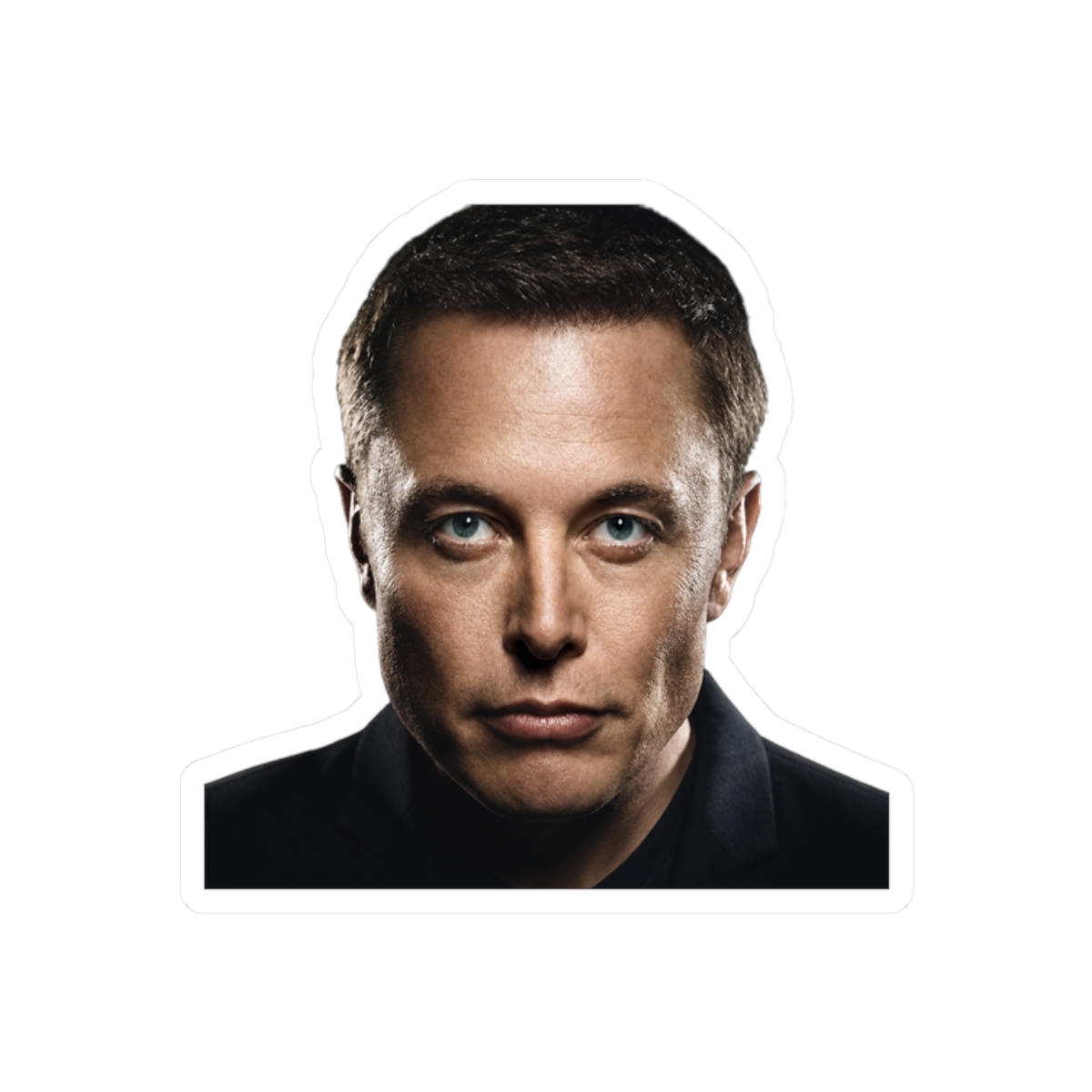 Book cover showing a portrait of Elon Musk, with the title "Elon Musk by Walter Isaacson" at the top. A sticker at the bottom left reads "#1 New York Times Bestseller" - alternate angle 3, merchandise
