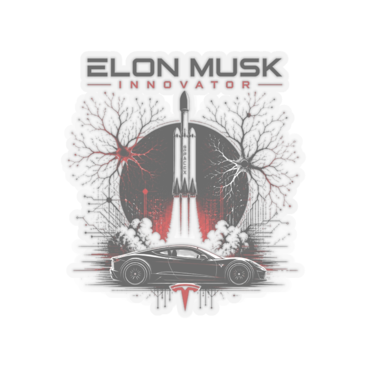 Elon Musk "Elon Musk Innovator" Sticker