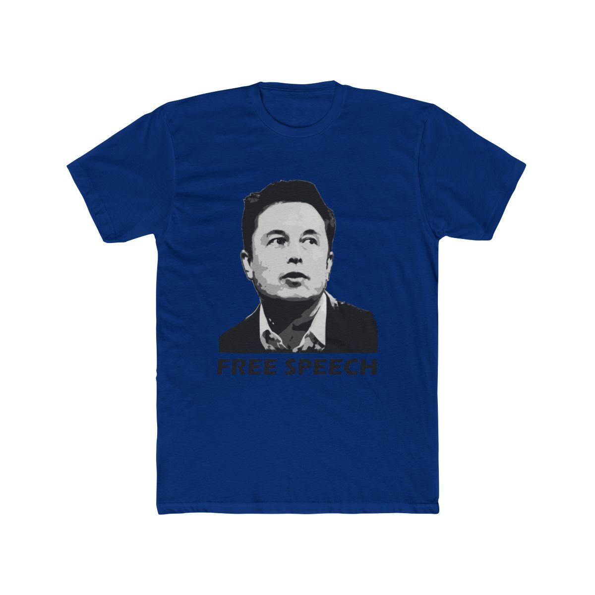 Elon Musk Free Speech T Shirt - alternate angle 3, merchandise